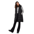 Black - Close up - Regatta Womens-Ladies Ganella Long Length Gilet