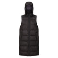 Black - Front - Regatta Womens-Ladies Ganella Long Length Gilet