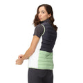 Quiet Green-Seal Grey - Pack Shot - Regatta Womens-Ladies Harrock II Baffled Gilet