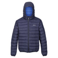 Navy-New Royal - Front - Regatta Mens Marizion Baffled Hooded Padded Jacket