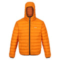 Orange Pepper-Burnt Copper - Front - Regatta Mens Marizion Baffled Hooded Padded Jacket