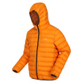 Orange Pepper-Burnt Copper - Side - Regatta Mens Marizion Baffled Hooded Padded Jacket