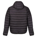 Black - Back - Regatta Mens Marizion Baffled Hooded Padded Jacket