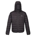 Black - Side - Regatta Mens Marizion Baffled Hooded Padded Jacket