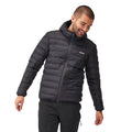 Black - Lifestyle - Regatta Mens Marizion Baffled Hooded Padded Jacket