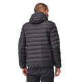 Black - Pack Shot - Regatta Mens Marizion Baffled Hooded Padded Jacket