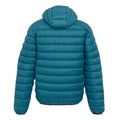 Moroccan Blue-Piquant Green - Back - Regatta Mens Marizion Baffled Hooded Padded Jacket