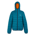 Moroccan Blue-Fox - Front - Regatta Mens Marizion Baffled Hooded Padded Jacket