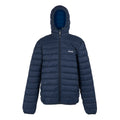 Navy-Olympian Blue - Front - Regatta Mens Marizion Baffled Hooded Padded Jacket