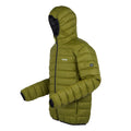 Nephrite Green-Black - Side - Regatta Mens Marizion Baffled Hooded Padded Jacket