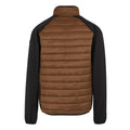 Dark Brown-Black - Back - Regatta Mens Clumber IV Full Zip Hybrid Jacket