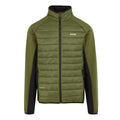 Nephrite Green-Black - Front - Regatta Mens Clumber IV Full Zip Hybrid Jacket