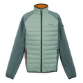 Glacier-Stormy Weather - Front - Regatta Mens Clumber IV Full Zip Hybrid Jacket