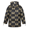 Black-Gold - Back - Regatta Womens-Ladies Christian Lacroix Gallican Messangers Print Baffled Padded Jacket