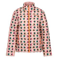 Pink - Front - Regatta Womens-Ladies Orla Kiely Tiny Elm Baffled Padded Jacket