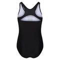 Black - Back - Regatta Womens-Ladies Active II One Piece Swimsuit