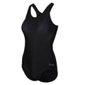 Black - Side - Regatta Womens-Ladies Active II One Piece Swimsuit