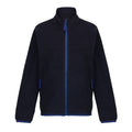 Navy - Front - Regatta Childrens-Kids Microfleece Full Zip Fleece Jacket