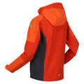 Rusty Orange-Blaze Orange - Lifestyle - Regatta Childrens-Kids Highton IV Waterproof Jacket