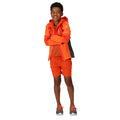 Rusty Orange-Blaze Orange - Pack Shot - Regatta Childrens-Kids Highton IV Waterproof Jacket