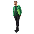 Field Green-Jasmine Green - Close up - Regatta Mens Steren Hybrid Soft Shell Jacket