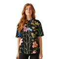 Black-Multicoloured - Side - Regatta Womens-Ladies Christian Lacroix Bellegarde Selam Print T-Shirt