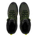 Dark Khaki-Lime Punch - Side - Regatta Mens Vendeavour Walking Boots