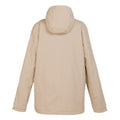 Warm Taupe-Light Vanilla - Back - Regatta Womens-Ladies Broadia Waterproof Jacket