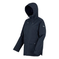 Navy - Side - Regatta Womens-Ladies Broadia Waterproof Jacket