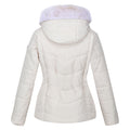 Light Vanilla - Back - Regatta Womens-Ladies Wildrose Baffled Padded Hooded Jacket