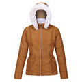 Rubber - Front - Regatta Womens-Ladies Wildrose Baffled Padded Hooded Jacket