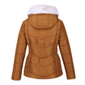 Rubber - Back - Regatta Womens-Ladies Wildrose Baffled Padded Hooded Jacket