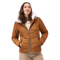 Rubber - Lifestyle - Regatta Womens-Ladies Wildrose Baffled Padded Hooded Jacket