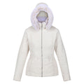 Light Vanilla - Front - Regatta Womens-Ladies Wildrose Baffled Padded Hooded Jacket