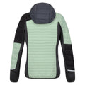 Quiet Green-Seal Grey - Back - Regatta Womens-Ladies Trutton II Baffled Hooded Jacket