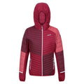 Burgundy-Rumba Red - Front - Regatta Womens-Ladies Trutton II Baffled Hooded Jacket