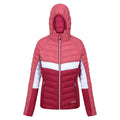 Rumba Red-Mineral Red - Front - Regatta Womens-Ladies Harrock II Baffled Hooded Jacket