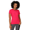 Pink Potion - Pack Shot - Regatta Womens-Ladies Fingal VII The Simple Life Mountain T-Shirt