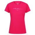 Pink Potion - Front - Regatta Womens-Ladies Fingal VII The Simple Life Mountain T-Shirt