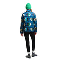 Elm Leaves Teal - Lifestyle - Regatta Womens-Ladies Orla Kiely Leaf Print Baffled Padded Jacket