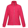 Hot Pink - Front - Regatta Womens-Ladies Azaelia Marl Full Zip Fleece Jacket