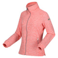 Shell Pink - Side - Regatta Womens-Ladies Azaelia Marl Full Zip Fleece Jacket