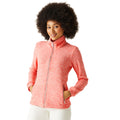 Shell Pink - Lifestyle - Regatta Womens-Ladies Azaelia Marl Full Zip Fleece Jacket