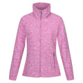 Radiant Orchid - Front - Regatta Womens-Ladies Azaelia Marl Full Zip Fleece Jacket