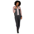 Dusky Rose-Seal Grey - Close up - Regatta Womens-Ladies Steren Hybrid Jacket