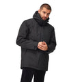 Black - Lifestyle - Regatta Mens Larrick Waterproof Jacket