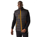 Black-Orange Pop - Side - Regatta Mens Navigate Thermal Body Warmer