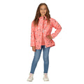 Shell Pink - Pack Shot - Regatta Childrens-Kids Baybella Polka Dot Waterproof Jacket