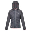 Seal Grey-Pink Potion - Front - Regatta Womens-Ladies Andreson VIII Hybrid Jacket