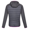 Seal Grey-Pink Potion - Back - Regatta Womens-Ladies Andreson VIII Hybrid Jacket